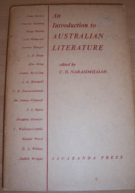 Image for Introduction to Australian Literature, An