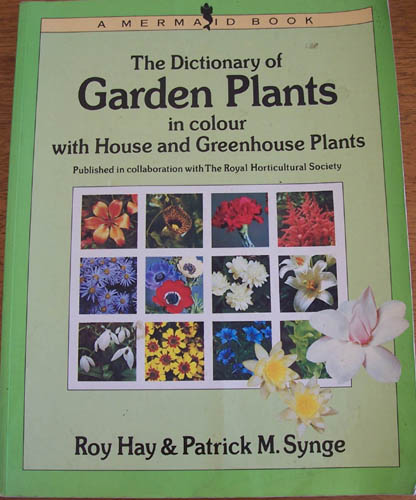 Image for Dictionary of Garden Plants in Colour with House and Greenhouse Plants, The