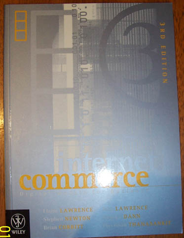 Image for Internet Commerce: Digital Models for Business
