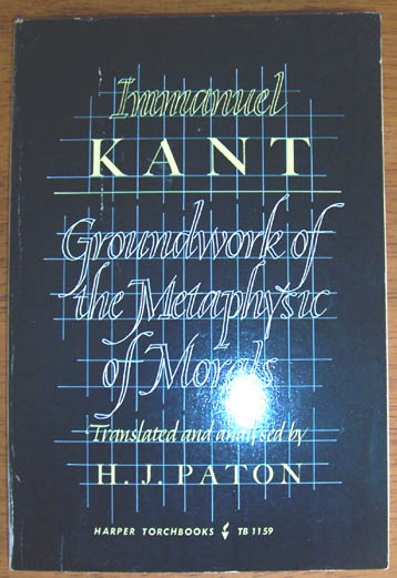 Image for Groundwork of the Metaphysic of Morals