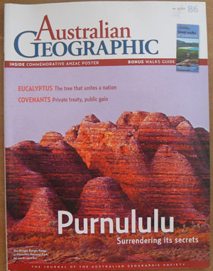 Image for Journal of the Australian Geographic Society, The (No. 86)