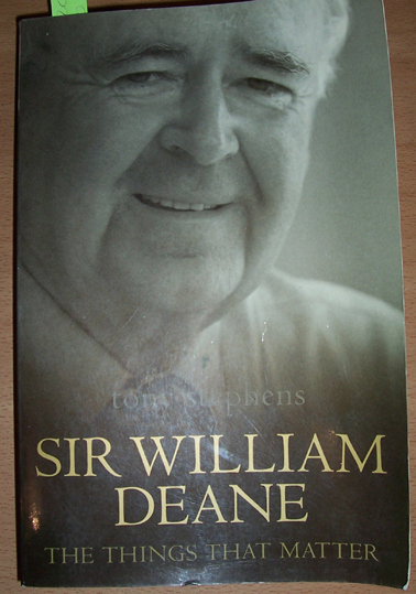 Image for Sir William Deane: The Things That Matter