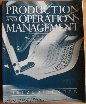 Image for Production and Operations Management: Strategies and Tactics