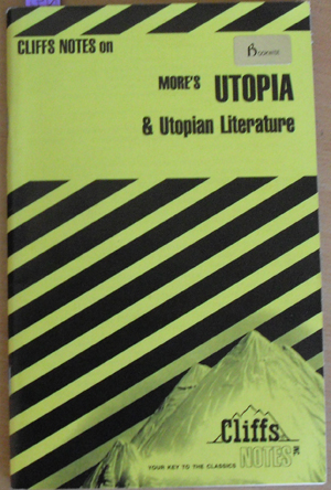 Image for Cliffs Notes on More's Utopia and Utopian Literature