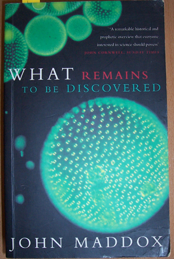 Image for What Remains to be Discovered