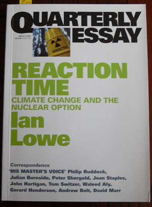 Image for Quarterly Essay: Reaction Time (Issue 27, 2007)