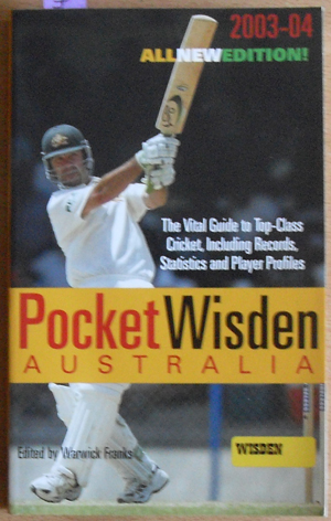Image for Pocket Wisden Australia 2003-04