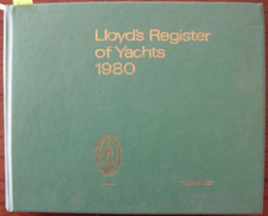 Lloyd's Register of Yachts 1980 Image for Lloyd's Register of Yachts 1980