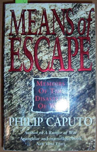 Image for Means of Escape: Memoirs of the Disasters of War